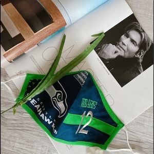 Seattle Seahawks face mask adult sizes